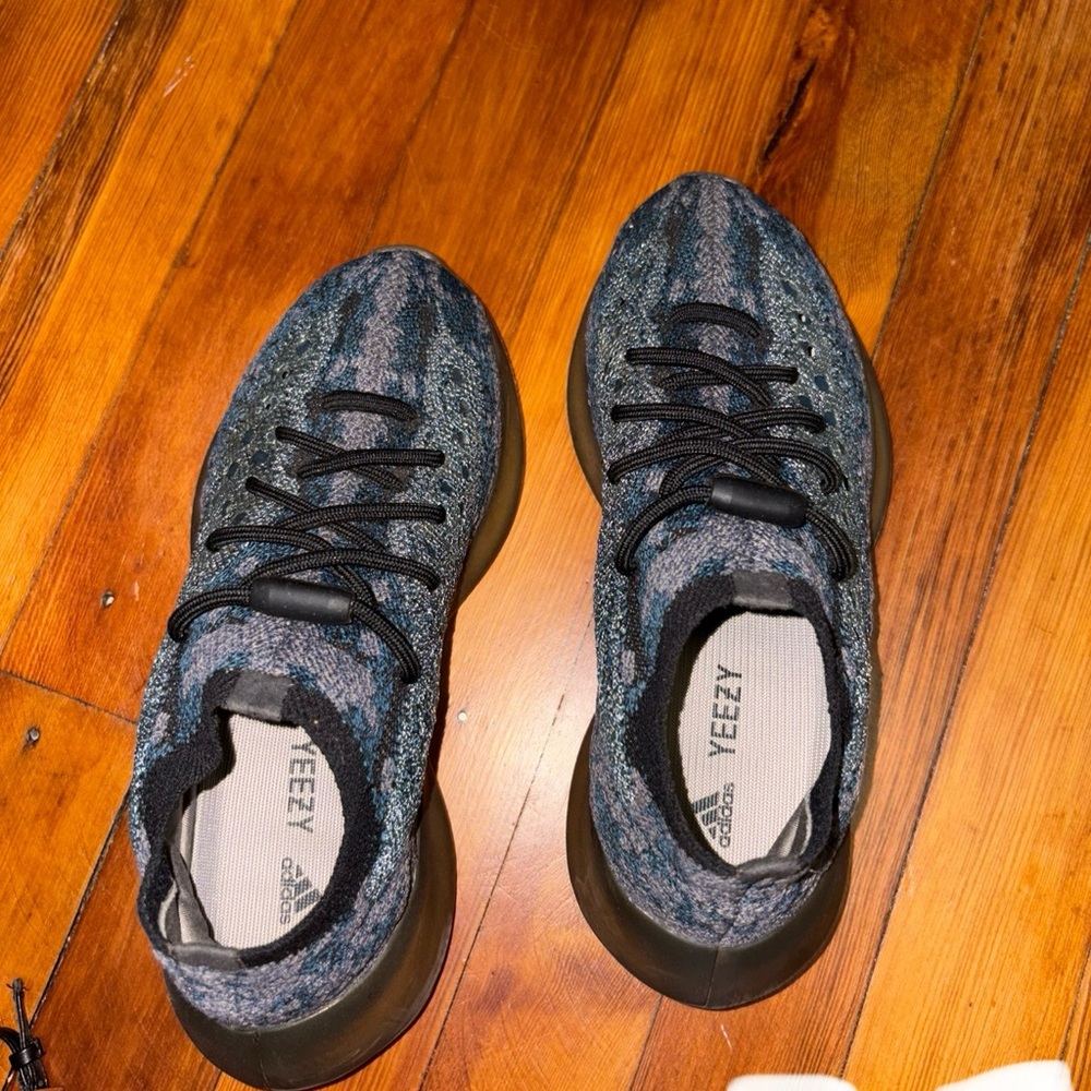 Adidas Black and Gray Chunky Sneakers